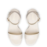 Dolly Sandal In Ivory Leather