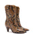 Thelma Boot In Tawny Stamped Leather