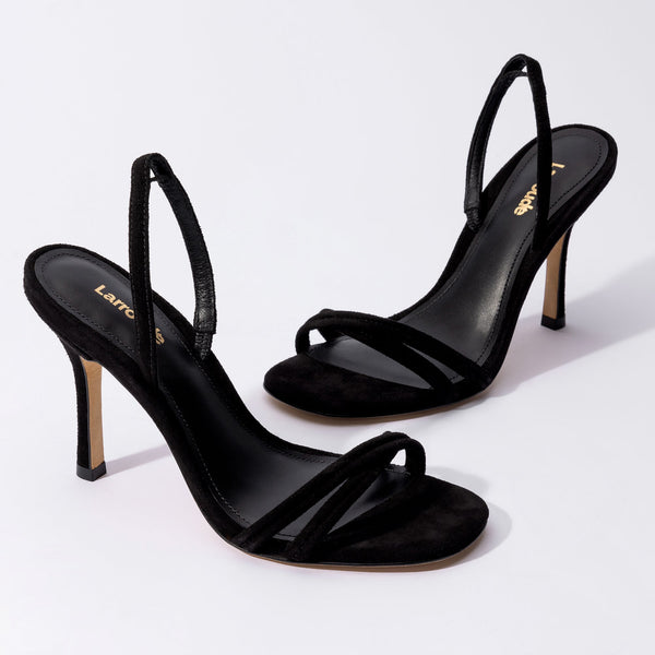 Annie Sandal In Black Suede