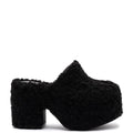 Miso Clog In Black Shearling