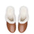 Miso Platform Clog In Caramel Leather and Natural Shearling