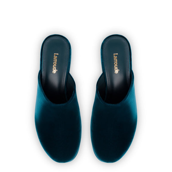 Miso Platform Clog In Deepsea Velvet