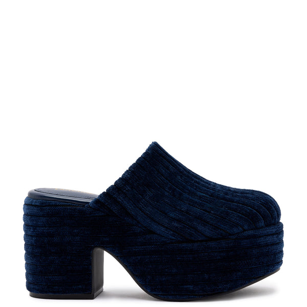 Miso Platform Clog In Midnight Velvet