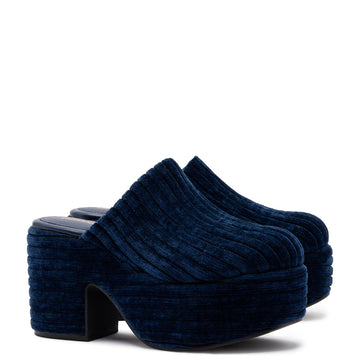 Miso Platform Clog In Midnight Velvet