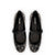 Blair Ballet Flat In Black Leather and Metallic Studs