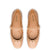 Blair Broderie Ballet Flat In Tan Leather