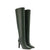 Larroudé x Jennifer Fisher Boot In Martini Green Leather