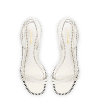 Mini Annie Sandal In White Leather