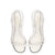 Mini Annie Sandal In White Leather