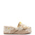 Alex Flatform Mule In Beige Printed Raffia