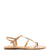 Hana Flat In Tan Patent Leather