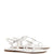 Hana Flat In White Patent Leather