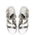 Harmony Flat Sandal In Silver Specchio