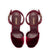 Yves Wedge In Wine Velvet