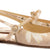 Georgina Ballet Flat In Beige Printed Raffia