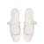 Georgina Ballet Flat In White Patent Leather