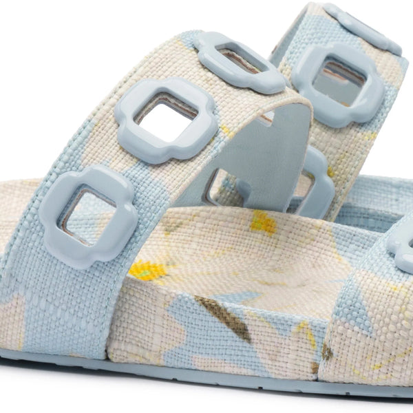 Milan Slide In Maya Printed Raffia