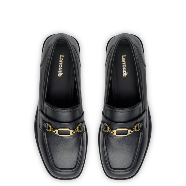 Patricia Loafer In Black Leather