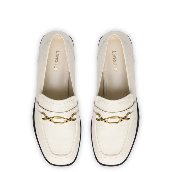 Patricia Loafer In Ivory Leather