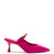 Ines Mule In Magenta Satin