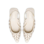 Jasmine Pump In Ivory Leather