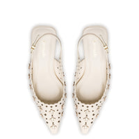 Jasmine Pump In Ivory Leather