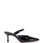 Daisy Pump In Black Patent Leather