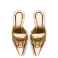 Valerie Pump In Gold Metallic Leather