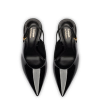 Larroudé x Altuzarra Pump In Black Patent Leather