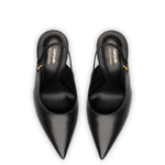 Larroudé x Altuzarra Pump In Black Leather