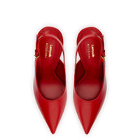 Larroudé x Altuzarra Pump In Blood Red Leather