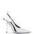 Larroudé x Altuzarra Pump In Silver Specchio