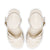 Vivienne Platform Sandal In Ivory Leather