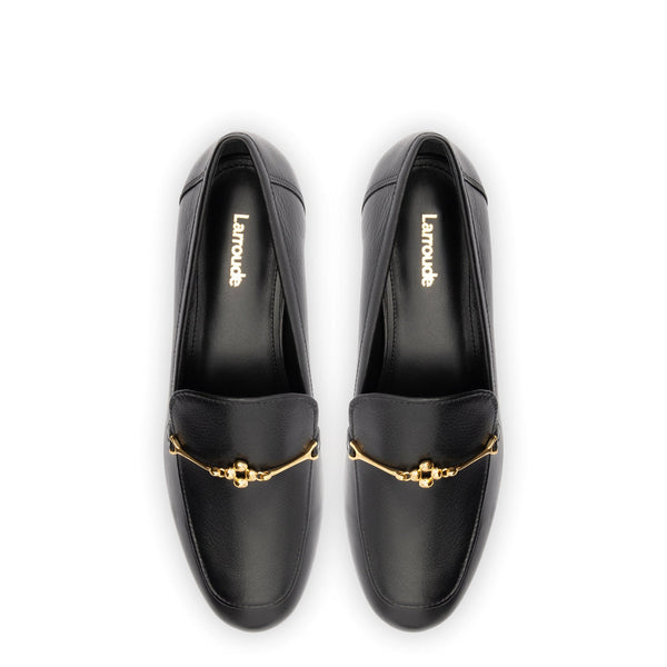 Katherine Loafer In Black Leather