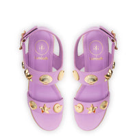 Madison Espadrille In Lilac Leather