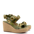 Milan Espadrille In Seaweed Raffia