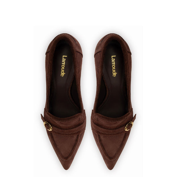 Susan Pump In Brown Suede