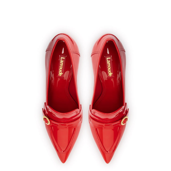 Susan Pump In Scarlet Patent Leather