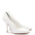 Michelle Pump In White Patent Leather