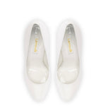 Michelle Pump In White Patent Leather