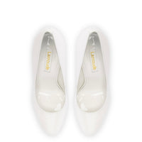 Michelle Pump In White Patent Leather