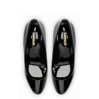 Michelle Lo Pump In Black Patent Leather