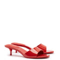 Greta Mule In Scarlet Patent Leather