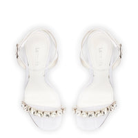 Calypso Sandal In White Fabric