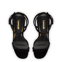 Vesper Sandal In Black Suede