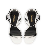 Vesper Sandal In White Leather