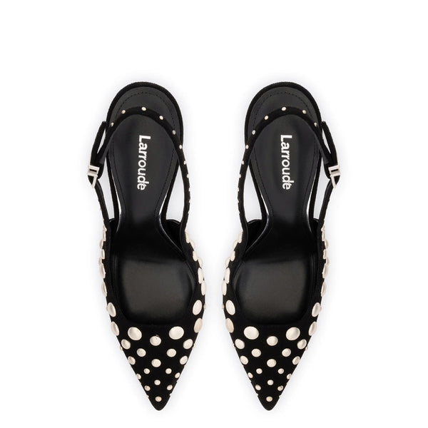 Kaitlan Studs Pump In Black Suede