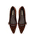 Irene Flat In Brown Suede