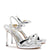 Angelina Sandal In Silver Specchio