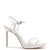 Angelina Sandal In White Satin